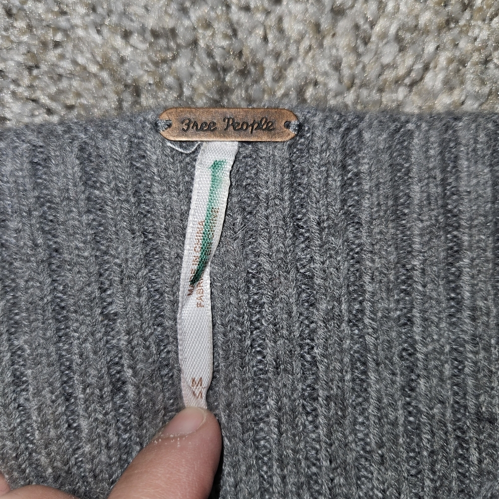 Free people gray Sweater tube top - Picture 5 of 7